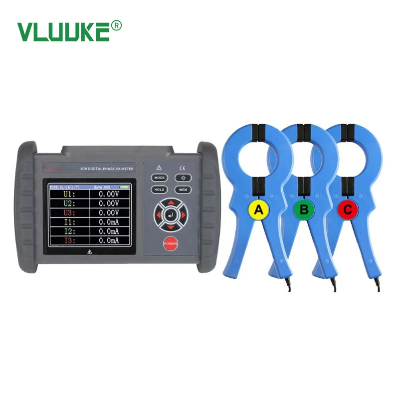 

Electronic Three-Phase Digital Voltammeter 220V Power Source