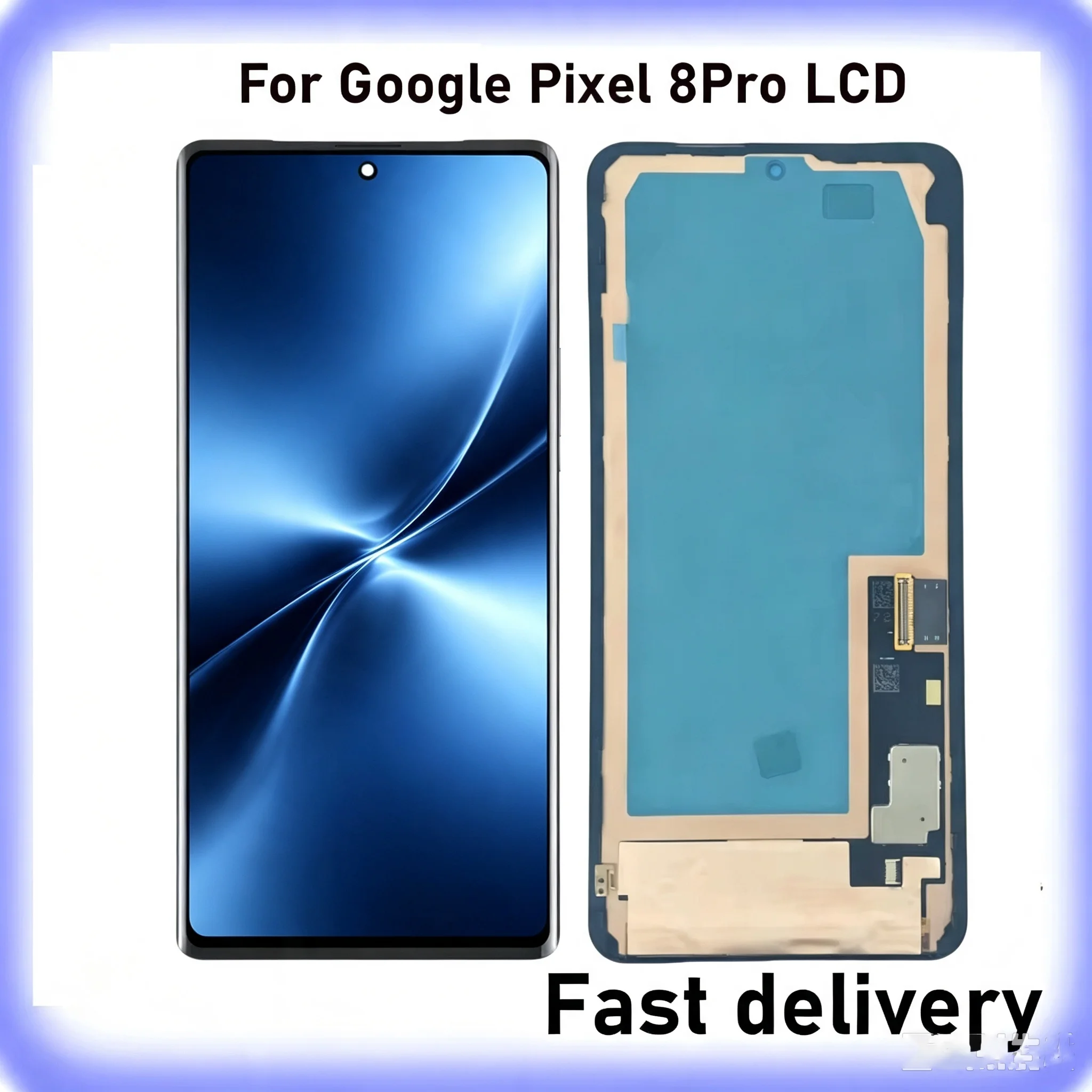 OLED Pixel 8 Pro Display Screen Assembly Replacement For Google Pixel 8Pro GC3VE  G1MNW LCD Display Digital Touch Screen