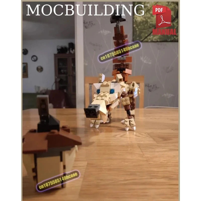 Modelo creativo de bellota Animal ardilla, bloques de construcción MOC, juguetes de construcción escatados
