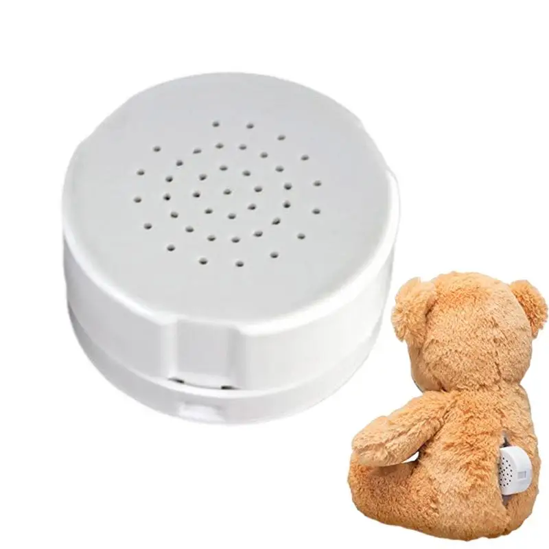 Stuffed Animal Sound Recorder 60 Seconds Button Sound Box Toy Recording Device Custom Messages Recorder Reusable Sound Module