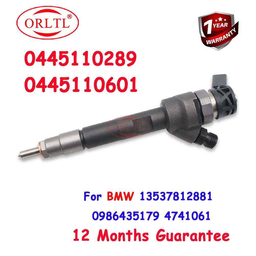 0445110289 Diesel Injector 0445110601 Sprayer 0 445 110 289 For BMW MINI N47 N47N # 13537812881 4741061 13537812881 13537798446