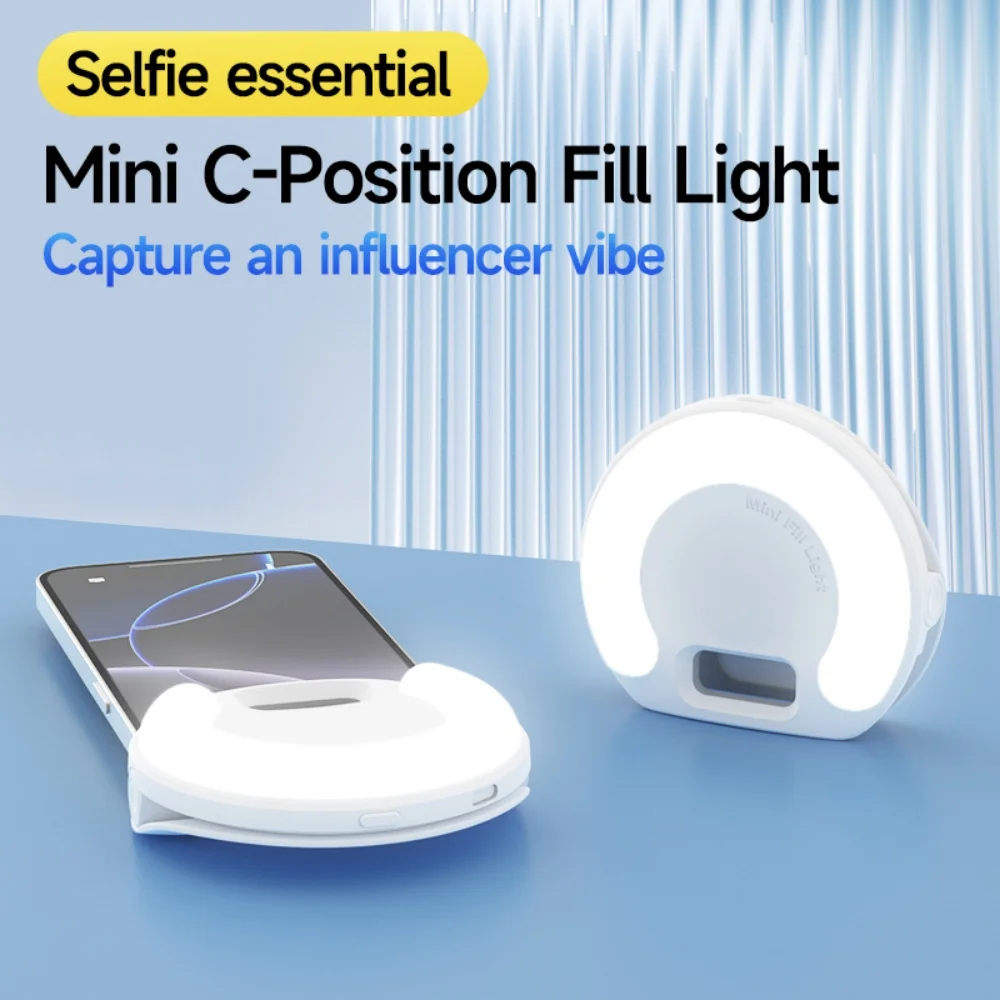 

Портативный заполняющий светильник для мобильного телефона, карманный светодиодный объектив, заполняющий светильник для селфи с зажимом для смартфона, для фотосъемки, видео, прямая трансляция
