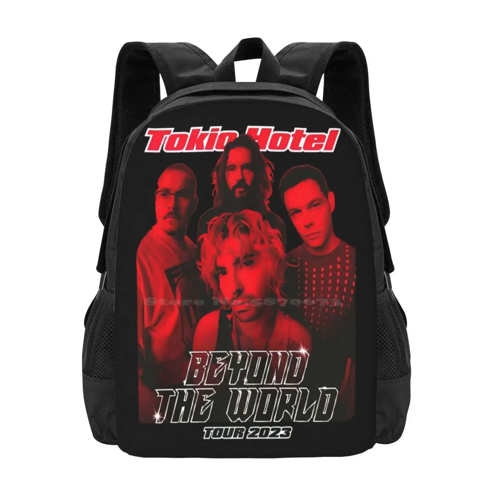 

Rare Tokio Hotel Beyond The World Hot Sale Schoolbag Backpack Fashion Bags Affiche De Tokio Hotel Th Tv Bill Kaulitz Queen B