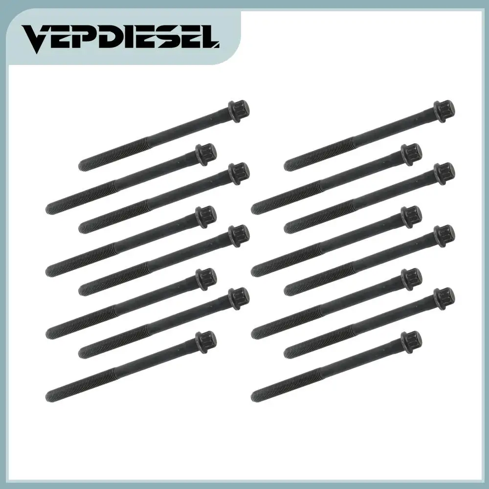 

1 Set Head Bolt For 2005-2013 Hyundai Grandeur Santa Fe Kia Cadenza Carnival Opirus Optima Rondo G6EA 2.7 22321-37120 Car Parts