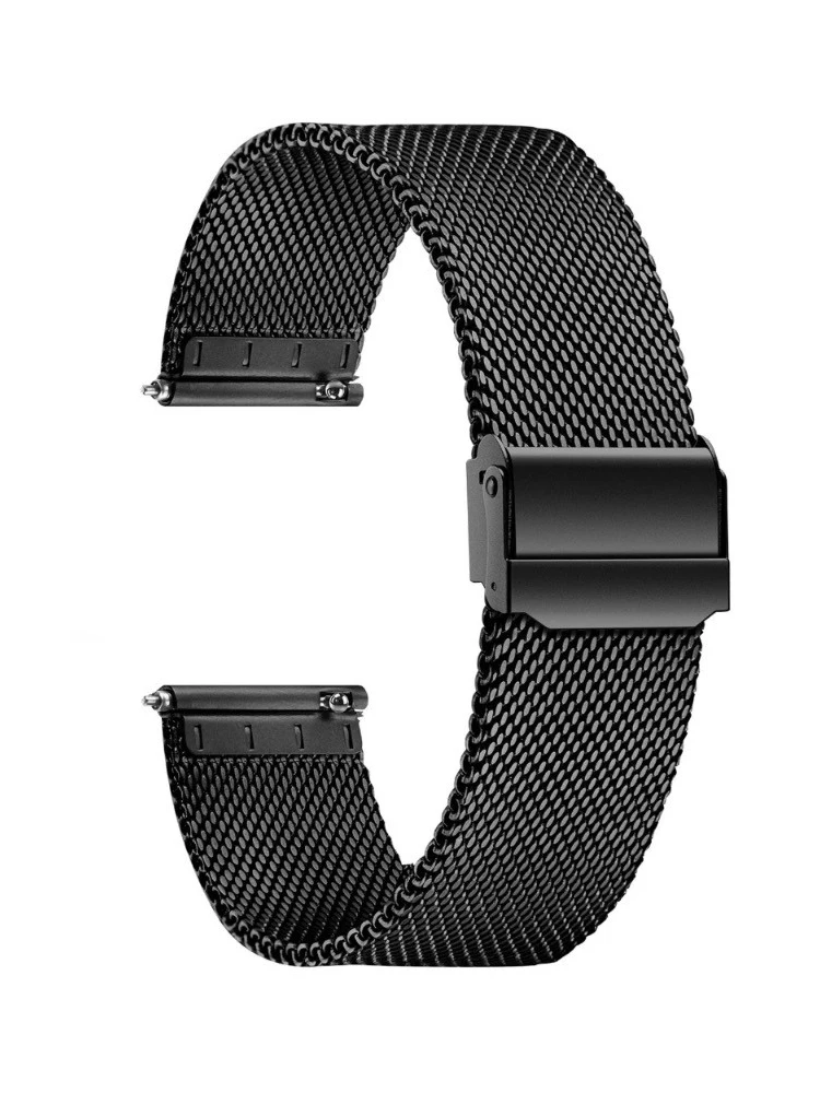 Snel verwisselbare horlogeband 8mm 10mm 12mm 14mm 15mm 16mm 20mm 24mm 18mm 22mm armband horlogeband roestvrij staal Milanese mesh band - afbeelding 2