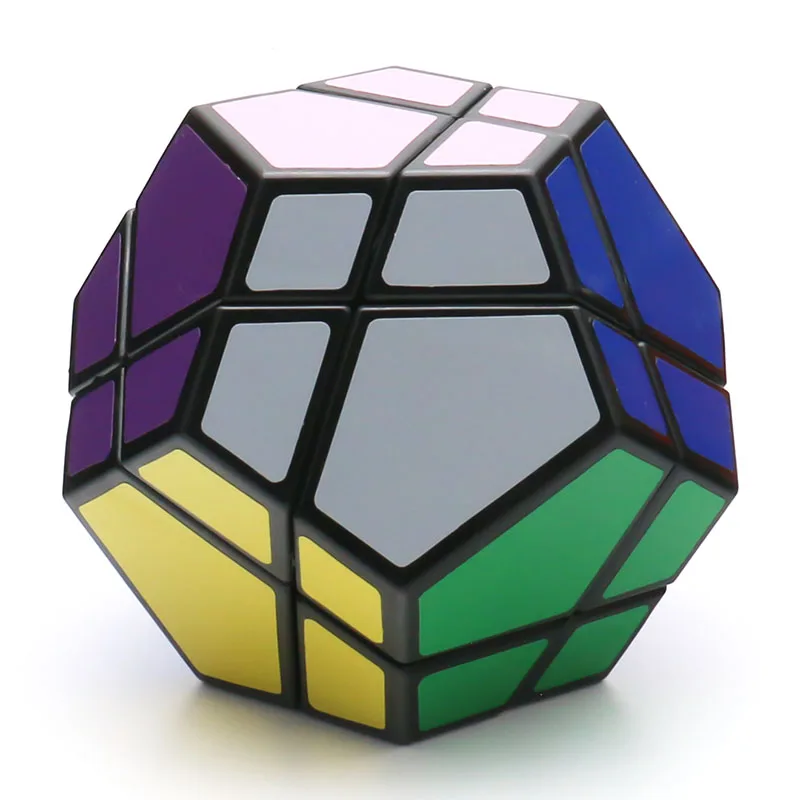 QJ Skewb Ultimate Extreme Dodecahedron Twisty Puzzle Magic Cube Black White Body Megaminx Teenager Intelligence Toy Brain Teaser