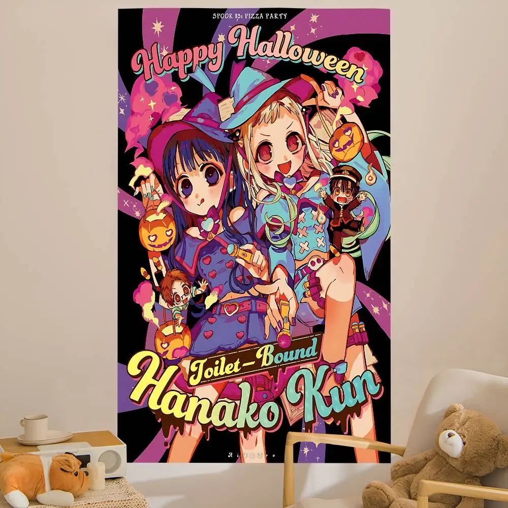 Anime Toilet Bound Hanako kun Hanging Bohemian Tapestry Cheap Hippie Wall Hanging Bohemian Wall Tapestries Mandala Home Decor