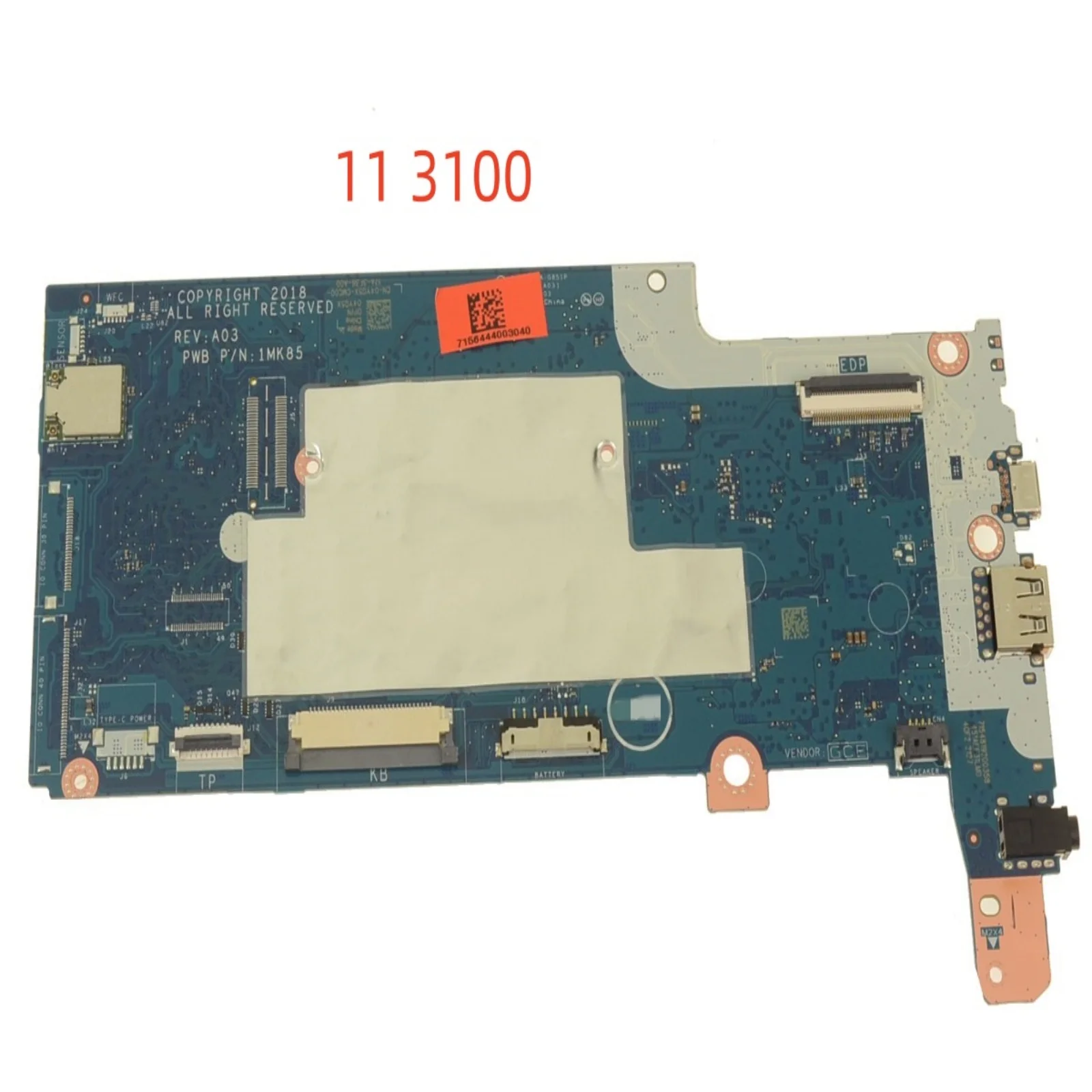 

For 11 3100 Chromebook Non-touch 4GB RAM 16GB N4020 04YG5X