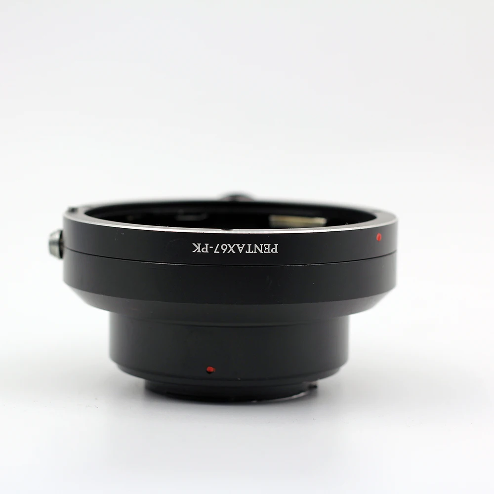 PENTAX67-PK อลูมิเนียมกล้องเลนส์อะแดปเตอร์แหวนสำหรับ Pentax 67เลนส์สำหรับ Pentax K(PK) mount