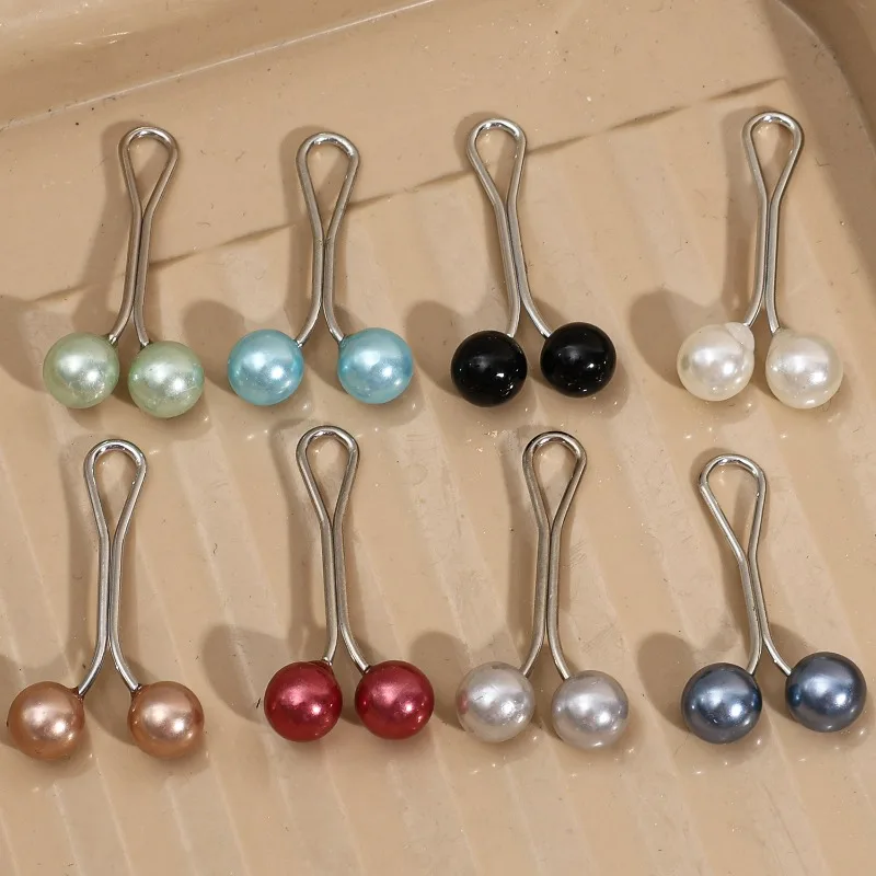 10 Buah Klip Pinggang Dapat Disesuaikan Gesper Logam Berbentuk U untuk Celana Jeans Paduan PP Pengencang Pakaian Peredam Pinggang Tanpa Hadiah Alat Jahit