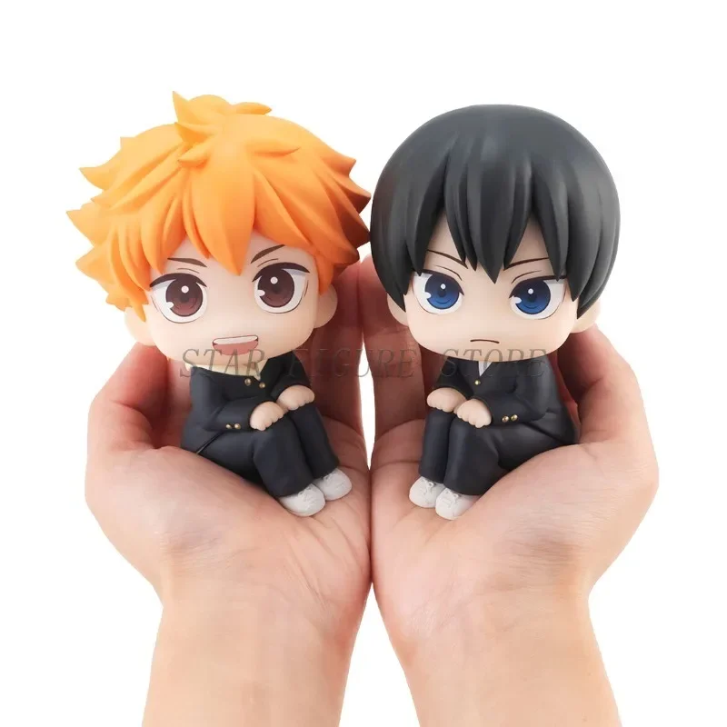 Look Up Haikyuu!! Figures Shoyo Hinata Tobio Kageyama Action Figure 10cm Cute Doll LK Car Ornaments Collection Model Toys Gifts