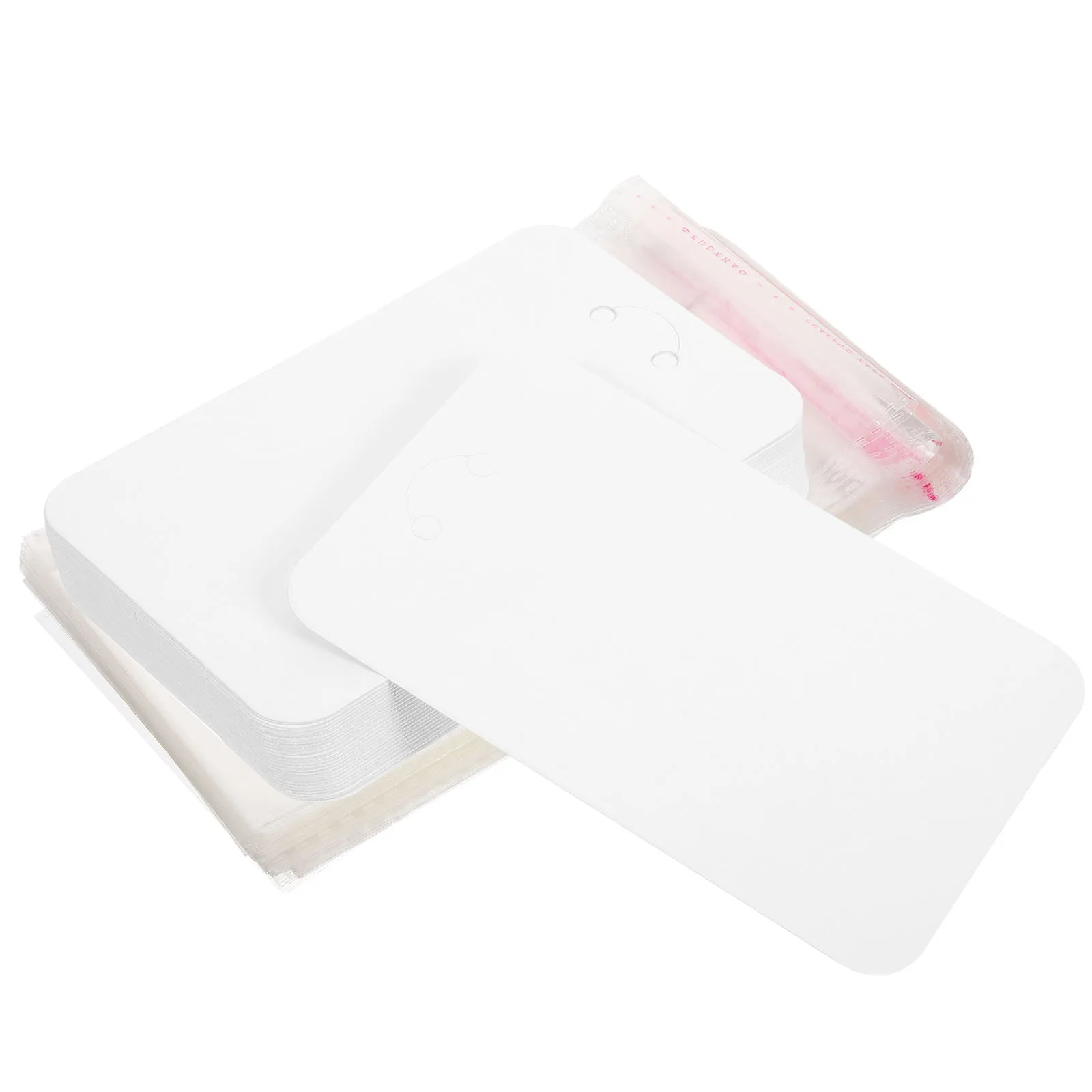 

100 Sets Display Card Packaging Board Holder for Jewelry Earring Necklace Storage Cards Paperboard Safe Friendly Design