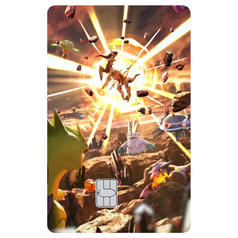 【S12】 PTCG Pocket Card Illustration‌ Series Credit Card Skin Pocket Monsters Stickers for VISA JCB and Other IC Card Decorations view 6