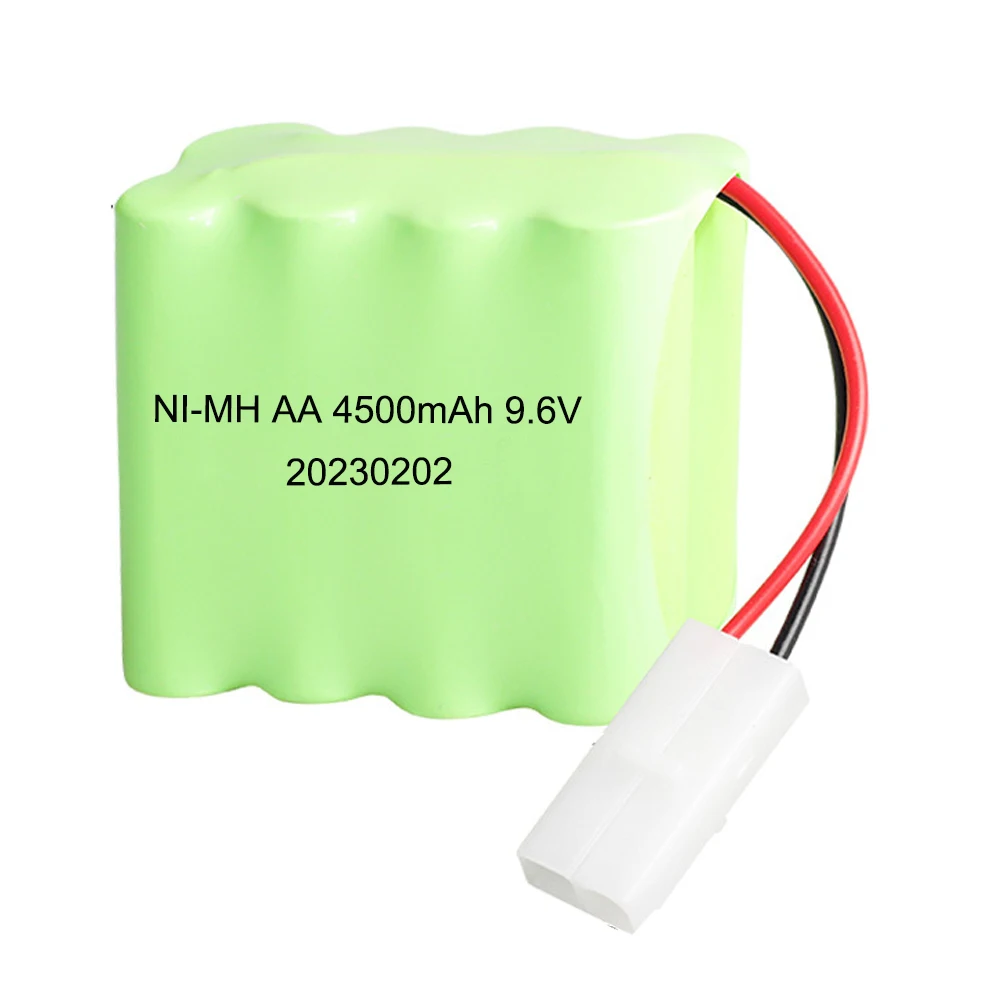 X Model Ni-MH 9.6V 4500mah NI-MH Battery  For Rc toys Car Tank Train Robot Boat Gun toys parts AA 9.6v Rechargeable Battery Pack