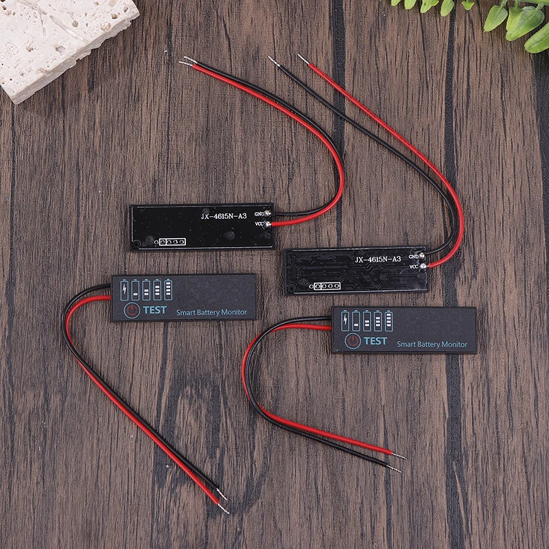 46*15*3mm DC 7-55V Universal Battery Charge Indicator Panel LED Indicator Acid Battery Lithium Battery Voltage Charge Indicator