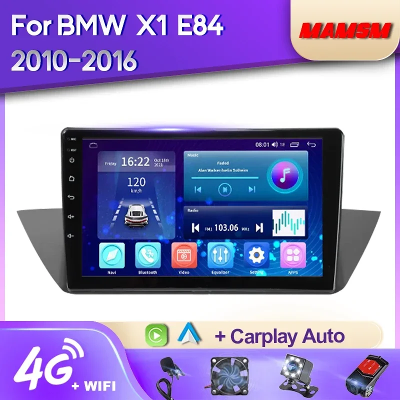 

MAMSM Android 12 Car Radio For BMW X1 E84 2010-2016 Car Multimedia Video Player Navigation GPS DSP Carplay Autoradio 2Din No DVD