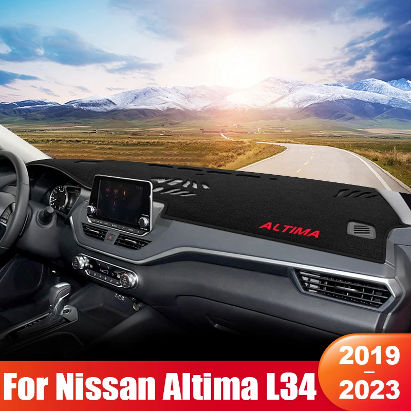 

For Nissan Altima L34 2019 2020 2021 2022 2023 Car Dashboard Sun Shade Cover Mat Instrument Panel Pad Interior Accessories