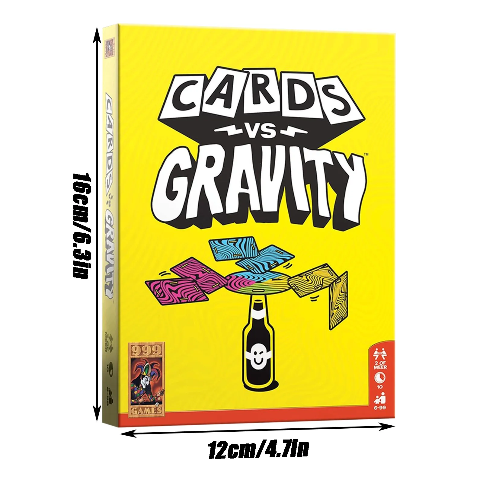 Party Game Anti-Gravity Card Balance Travel Game A Fun Card Stacking Game Perfect For Vacations And Camping 2-4 Players