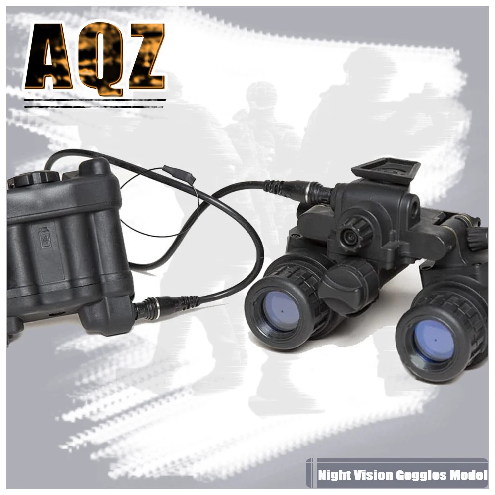 Tactical Airsoft Dummy AN/PVS31 Night Vision Goggles Model No Function NVG with Battery Case