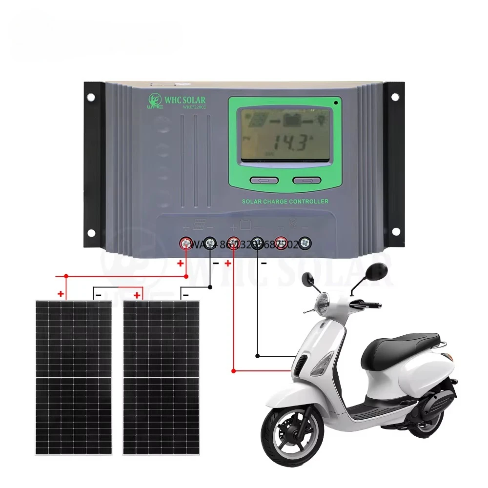 

Low Price PWM Solar Charge Controller 60V/72V Smart Solar Charge Controller 20A for Electric Motorcycle