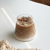 Transparent Glass Cup Wine Glasses Coffee Glass Single Layer Cup Water Drinking Cup Juice Milk Drinkware Japanese Style Mug