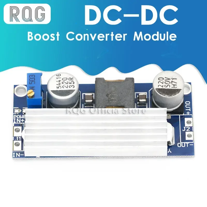 100W DC-DC Boost Step Up Converter 4-30V to 5-35V 12V 24V 9A Power Supply Module Integrated Circuits