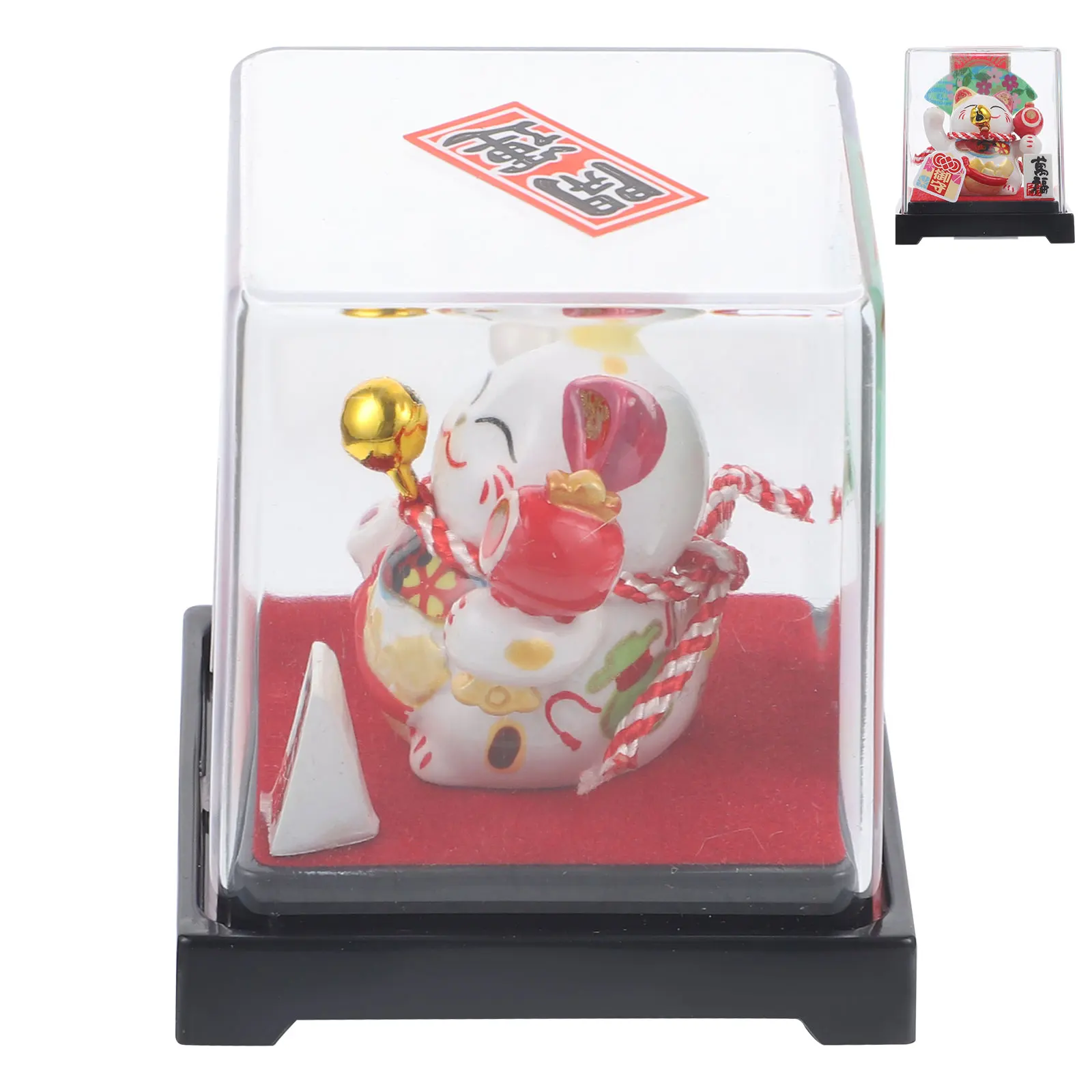 

1pc Ornament Resin Japanese Decoration Figurine Cute Mini Car Home Desktop Statue Novelty Cats Decor