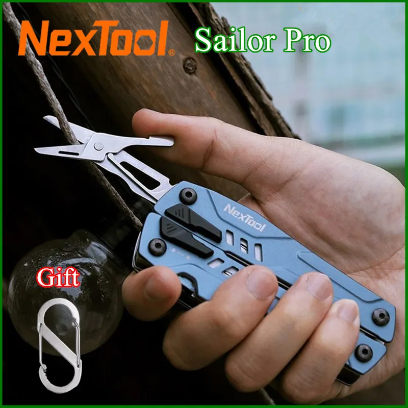

Мультитул NexTool Сейлор про 14 в 1, портативные складные плоскогубцы, карманный нож, ножницы, отвертка, многофункциональные инструменты для повседневного использования