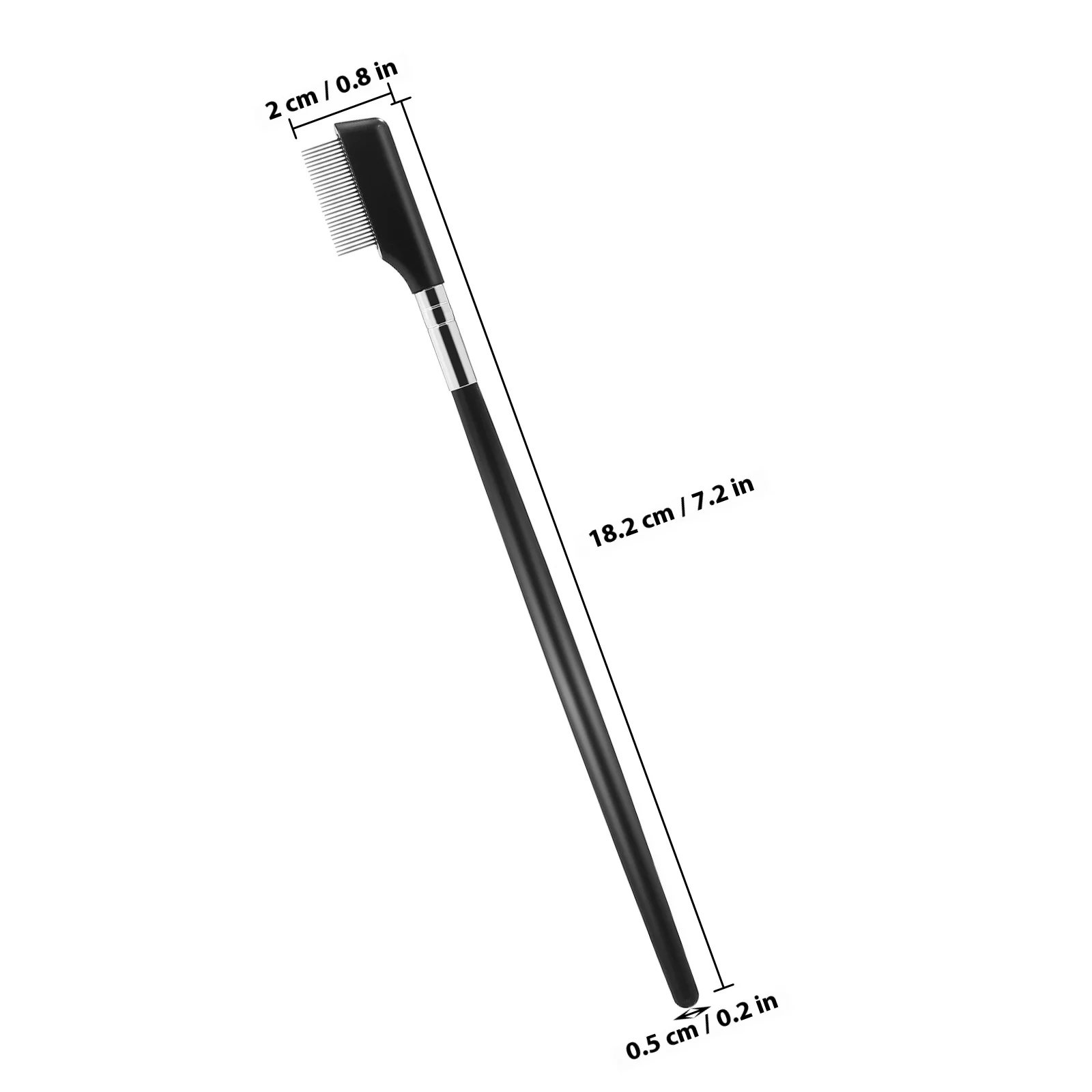 مشط رموش من الفولاذ المقاوم للصدأ مكون من 4 قطع، أداة فاصل الرموش، فرشاة معدنية لتصفيف المكياج المثالي، مجموعة الاستخدام اليومي