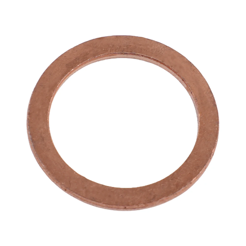 

Seal Assortment Kit Copper Washers 130x68x22mm Copper Flat Ring M4/M5/M6/M8/M10/M12/M14 Solid 100Pcs/set For Generator