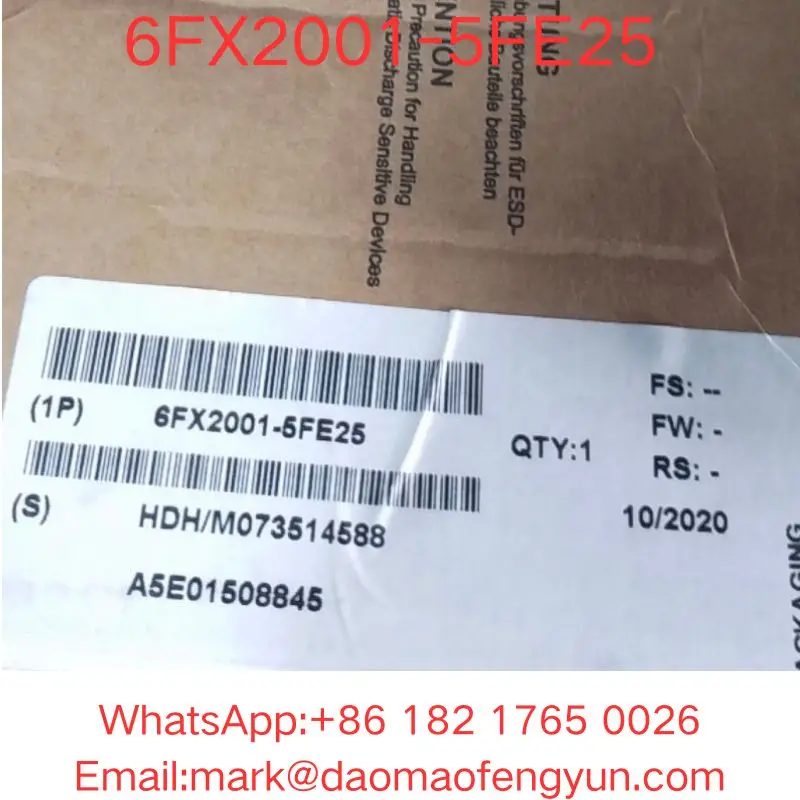 

6FX2001-5FE25 Brand New ABSOLUTE VALUE ENCODER 6FX2001-5FE25 MULTITURN 25 BIT WITH ENDAT