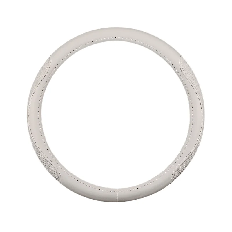 For Nissan Altima Sylphy Tiida Sedan Qashqai Terra Leather Steering Wheel Cover Wrap Anti Slip Car Interior Modified Accessory view 2