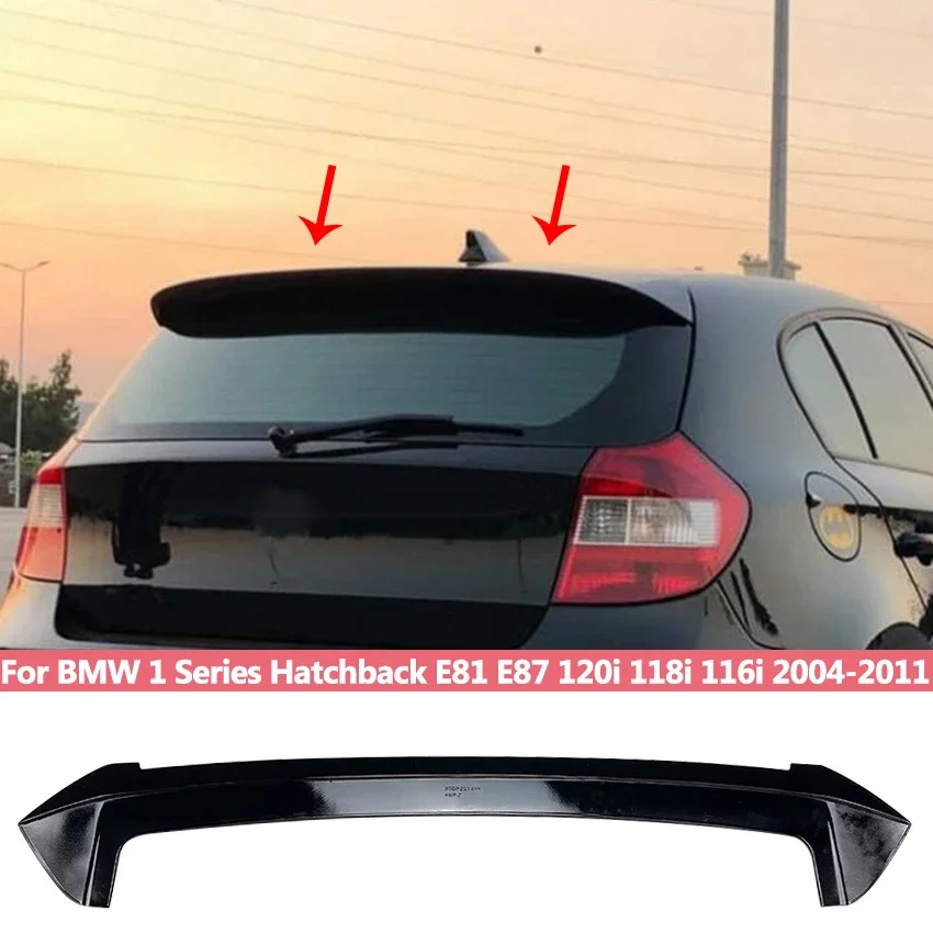 

For BMW 1 Series E81 E87 2004-2011 Rear Roof Spoiler Wing | ABS Car Trunk Lip Body Kit for 120i 118i 116i Hatchback Tuning