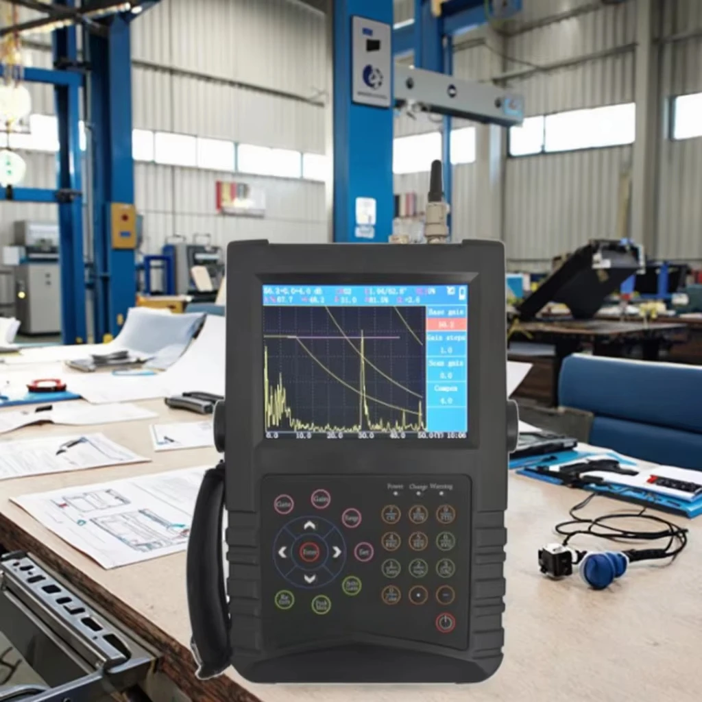 Complete Digital Ultrasonic Flaw Detector Equipment SF610 for Weld Castings Concrete Horizontal Spray Work Linear Pattern view 6
