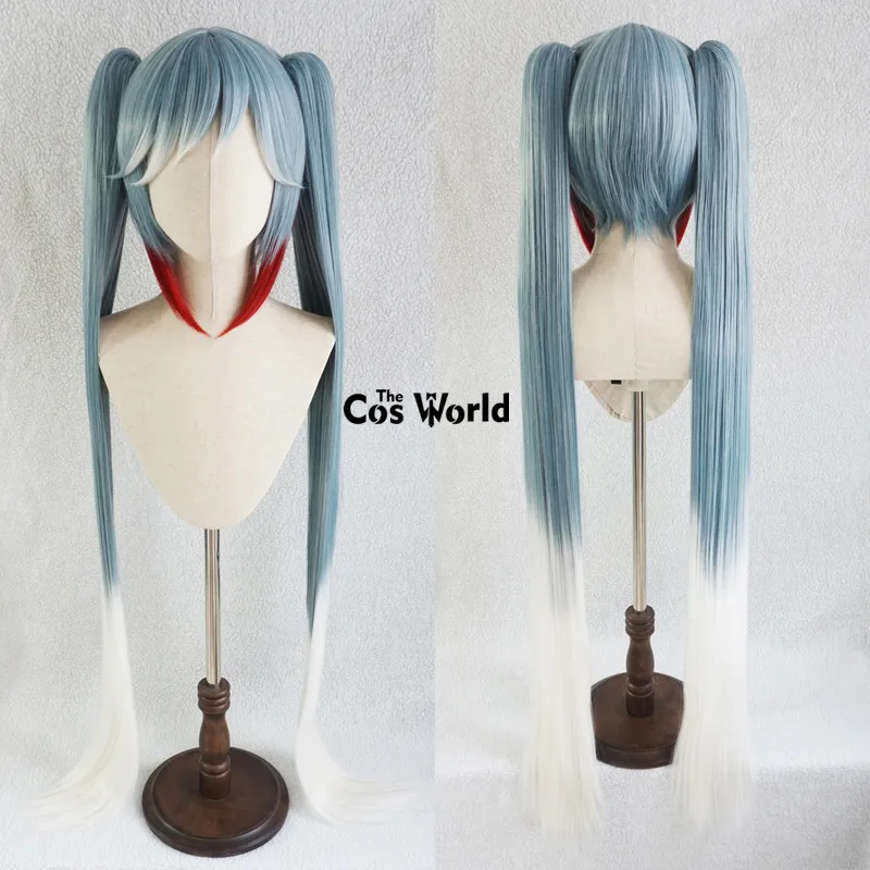 CosplayVOCALOID 2022 سنو ميكو 120 سنتيمتر طويل مستقيم أنيمي تأثيري الباروكات الألياف مقاومة للحرارة الشعر الاصطناعية + غطاء شعر مستعار