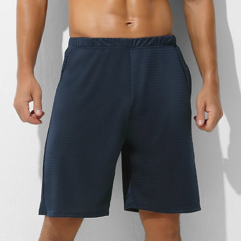 

5pcs Thin capri pants, casual shorts, men's loose ice silk home pants, men's summer pajama pants as the base layer