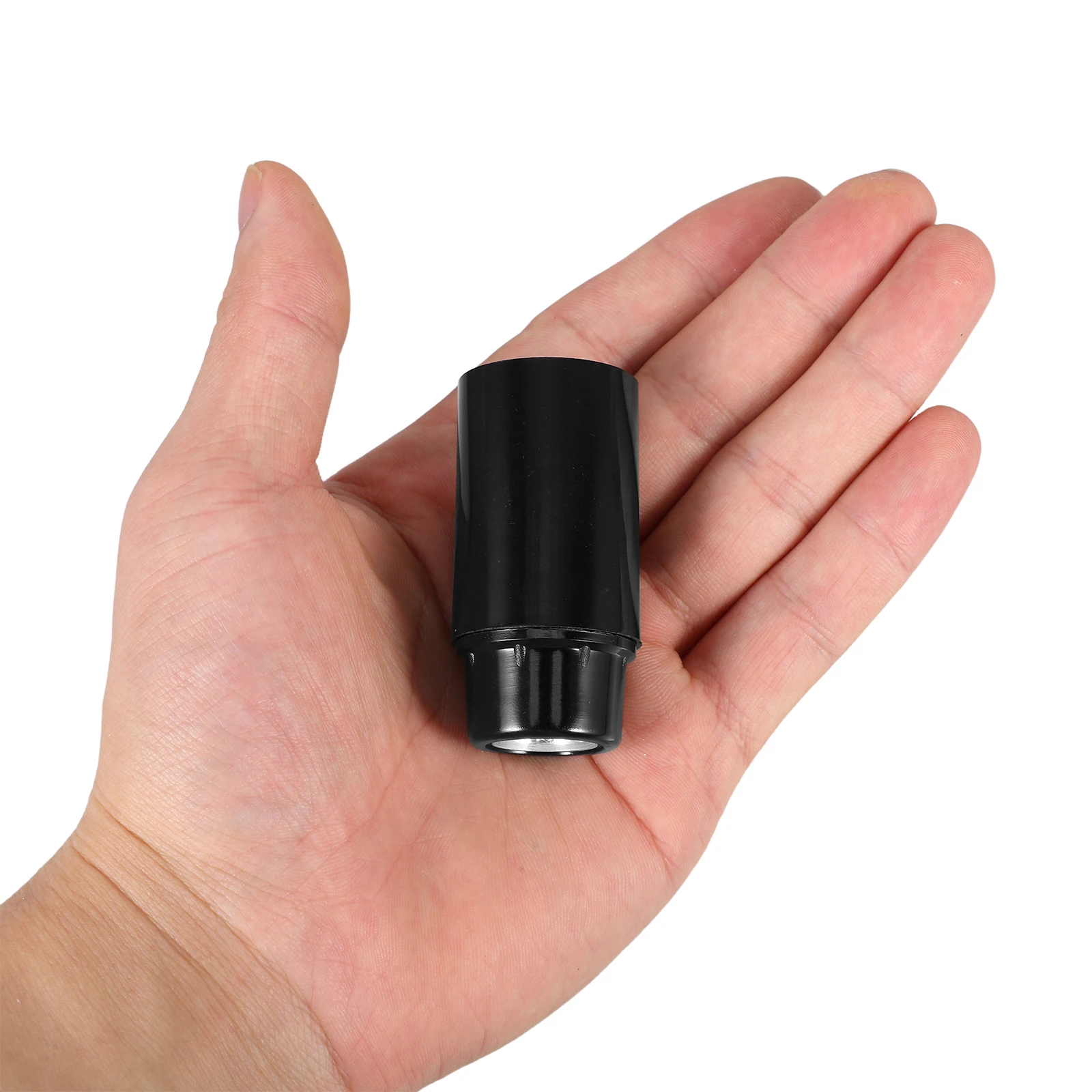 

3Pcs E14 Lamp Holder Black Bakelite Screw Socket Self-Locking Aluminum Cap for DIY Lighting Fixtures and Home Office Ceiling