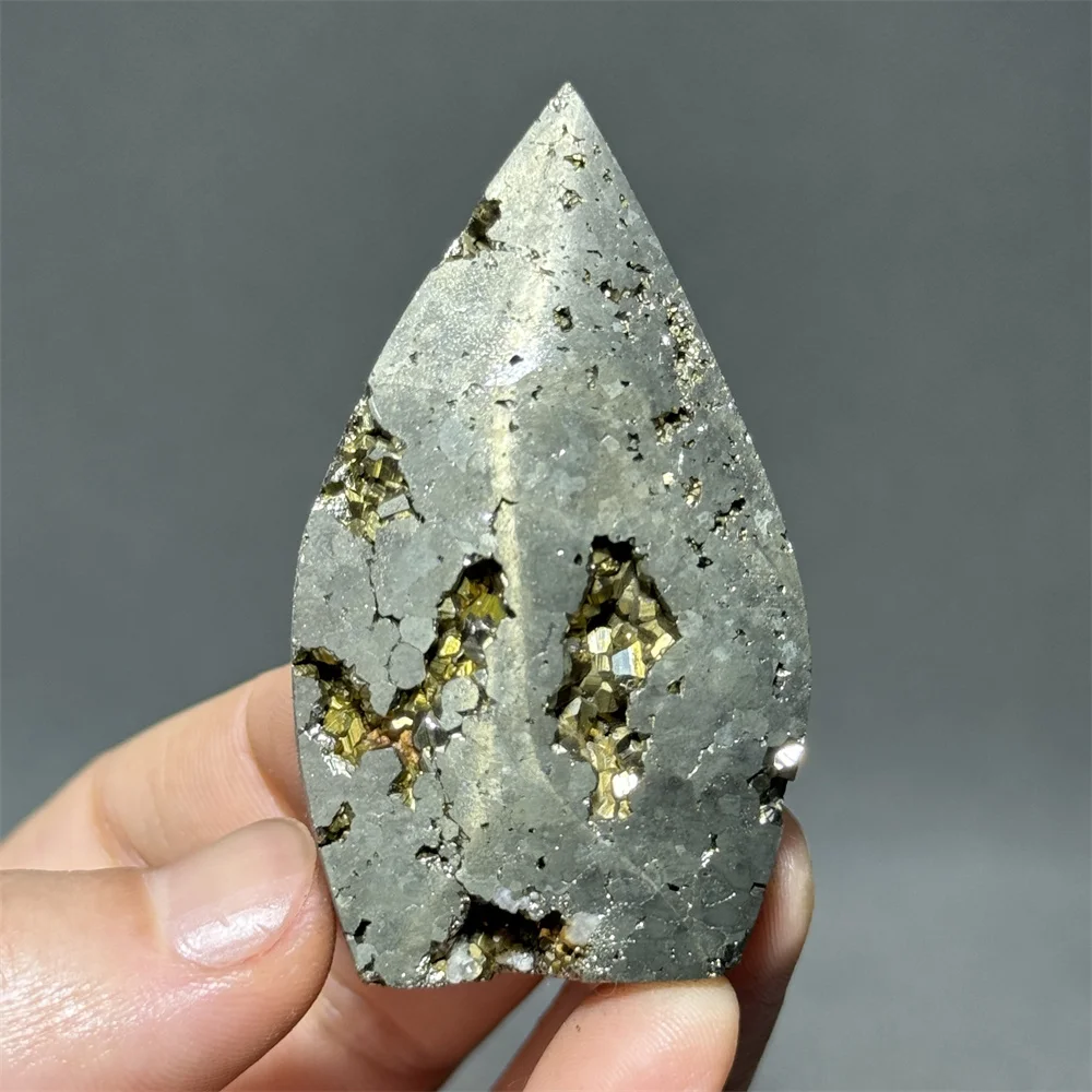 Natural Chalcopyrite Free-Form Torch Rough Mineral Stone Home Feng Shui Decorative Gift Energy Witchcraft Healing Meditation