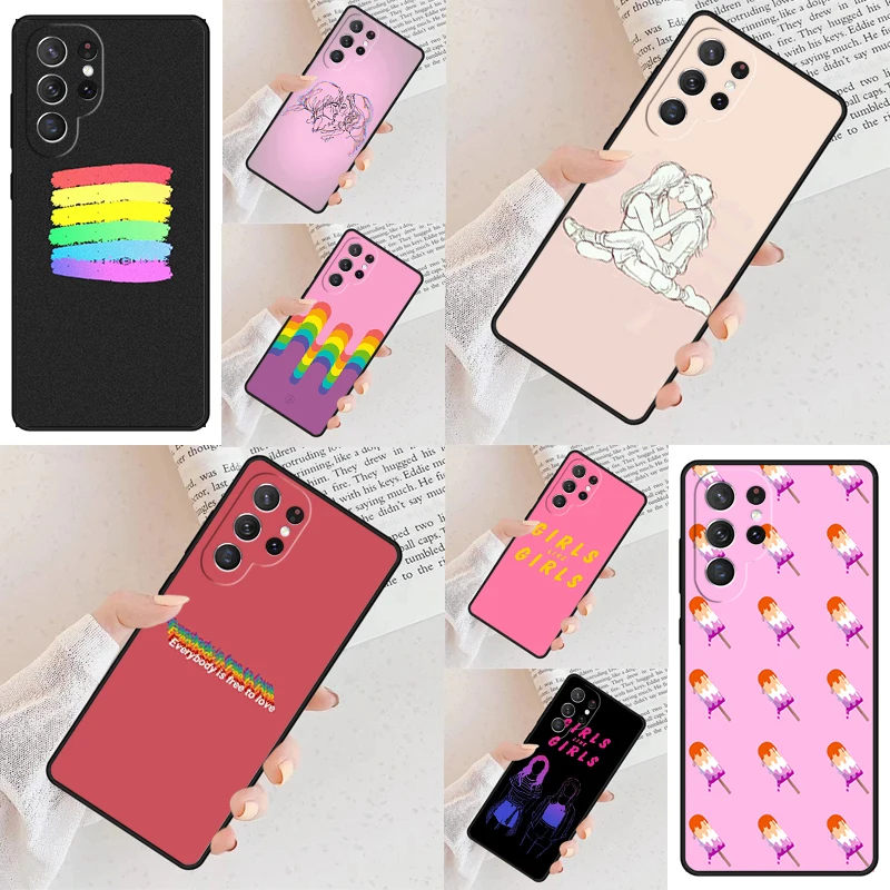 Girls Like Girls Lesbian LGBT Cell Phone Case for Samsung Galaxy S26 Ultra S25 S24 S23 S22 S21 S20 Note10 Cover
