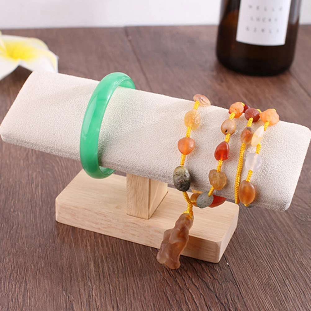 

T-Shaped Jewelry Display Stand Organizer Bracelet Ring Watch Rack Space-Saving Storage Jewelry Rack For Home Retail Store Use