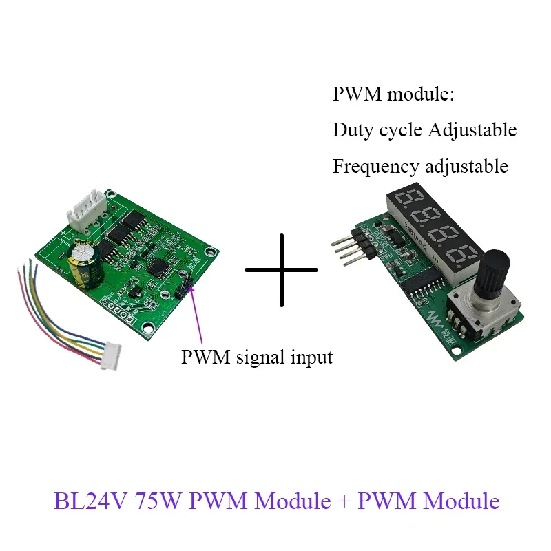 

​​3-Phase DC 12V 24V 50W 75W Brushless Motor Driver ESC Doard for Hard Disk Fan Speed Control Module​​