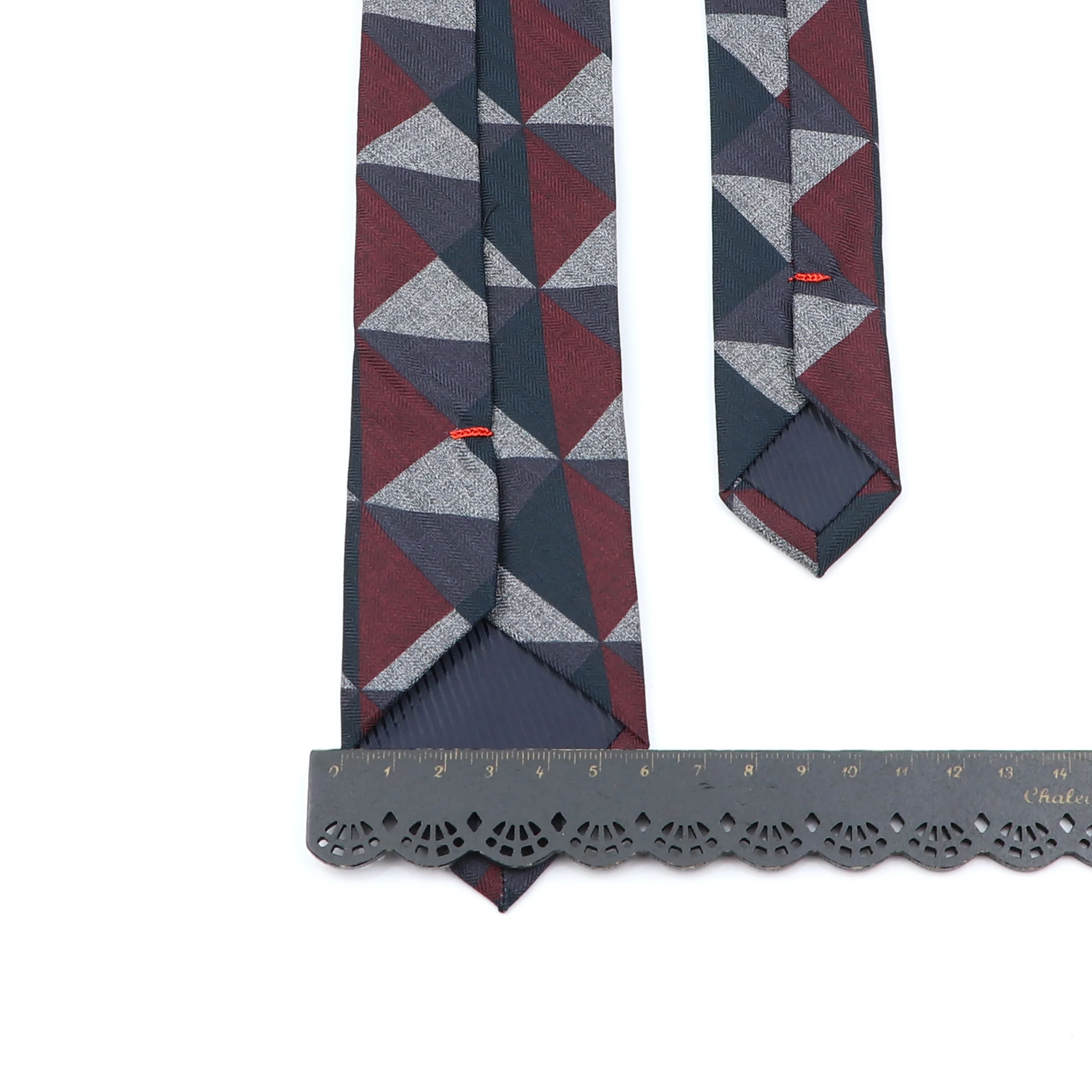 Super Soft Wool Cotton Tie Plaid Diamond Striped Men 6cm Slim Necktie Red Blue Dark Color Tuxedo Suit Male Gift Shirt Accessory