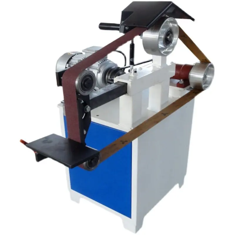 Luli belt grinding machine three sets of grinding wheel with box adjustable speed metal stainless steel multi-function flat conc