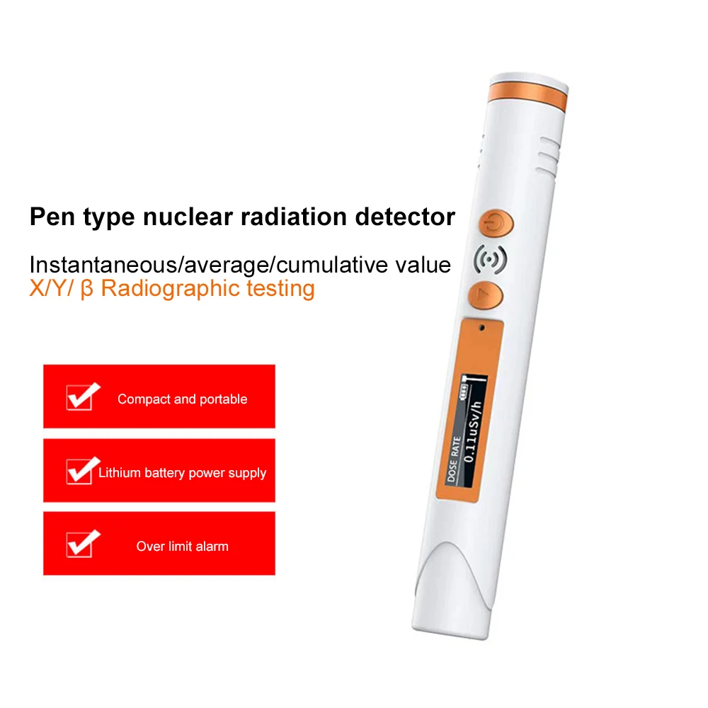 HFS-P3 Mini Pen Size Nuclear Radiation Detector 48mm Geiger Counter X Y β Ray Geiger Counter Dosimeter дозиметр