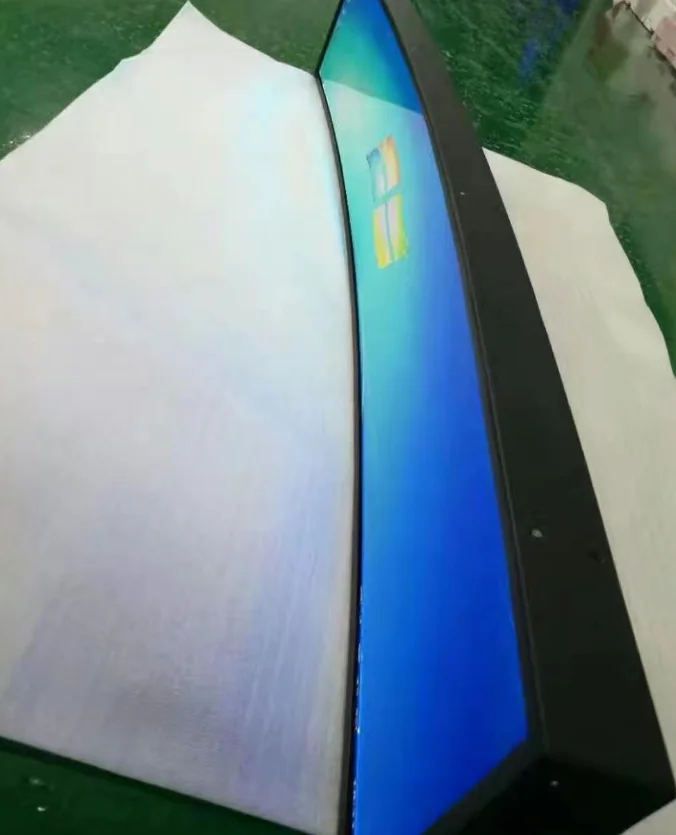 新しい 55 インチ 4k8k LCD 49 インチ カーブ バー スクリーン 65 インチ カッティング スクリーン カーブ タッチ アーク 75 インチ ロング バー スクリーン 86 インチ