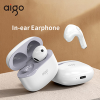 Aigo TJ100 Bluetooth Earphones New 2024 True Wireless In Ear Sports Headset Noise Reduction HD Call Waterproof Outdoor Headphone