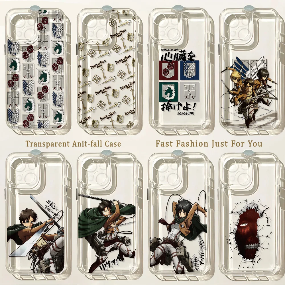 Anime Attack On Titan Hot Phone Case For Samsung Galaxy S26 S25 S24 S23 S22 S21 S20 FE Note20 Note10 Plus Ultra Lite 5G Cover