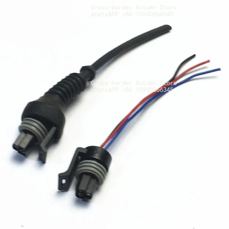 Suitable for sensor three-pin round head plug link cable air conditioner pressure switch link plug