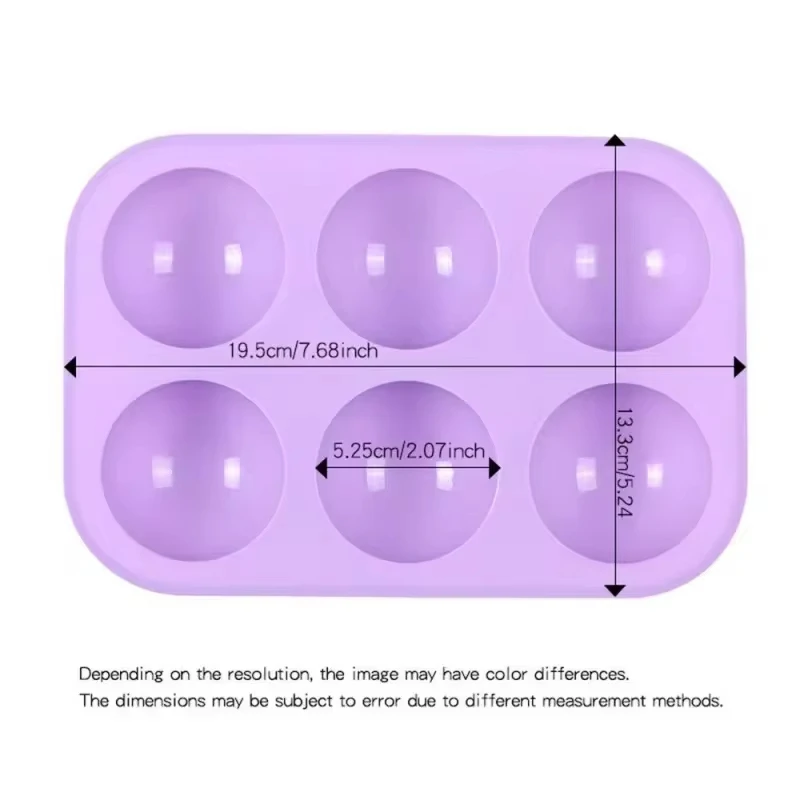 Semi Sphere Silicone Mold DIY Chocolate Cake Tray Silicon Dome Baking Moulds Pudding Cupcake Kitchen Tool