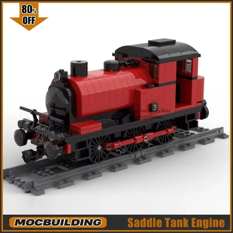 

Строительные блоки MOC, седло, танк, двигатель, городской поезд, сделай сам, собранные технологии, кирпичи, экспресс-обучающие детские игрушки, рождественские подарки